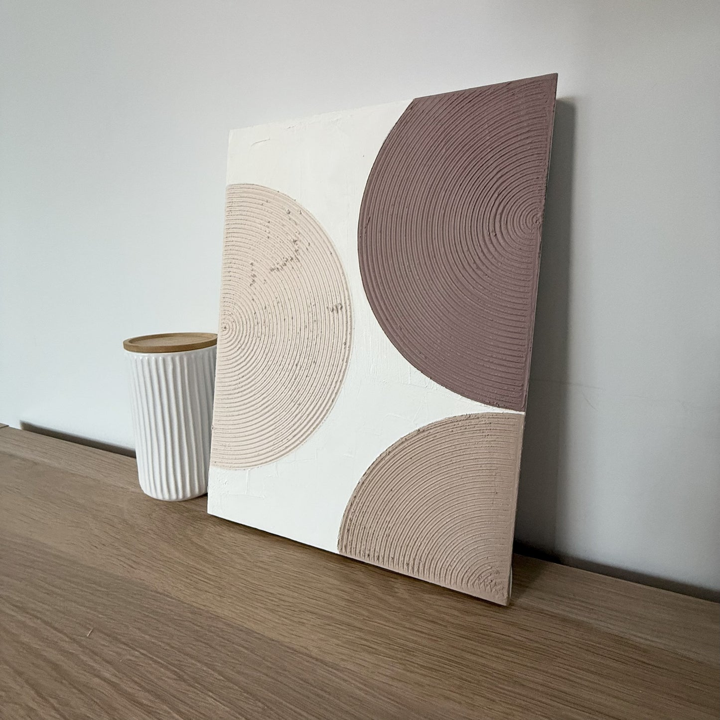 Textured Wall Art | Beige Series II