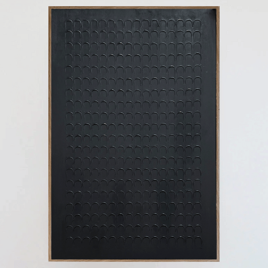 Textured Art | Minimal Black Droplets