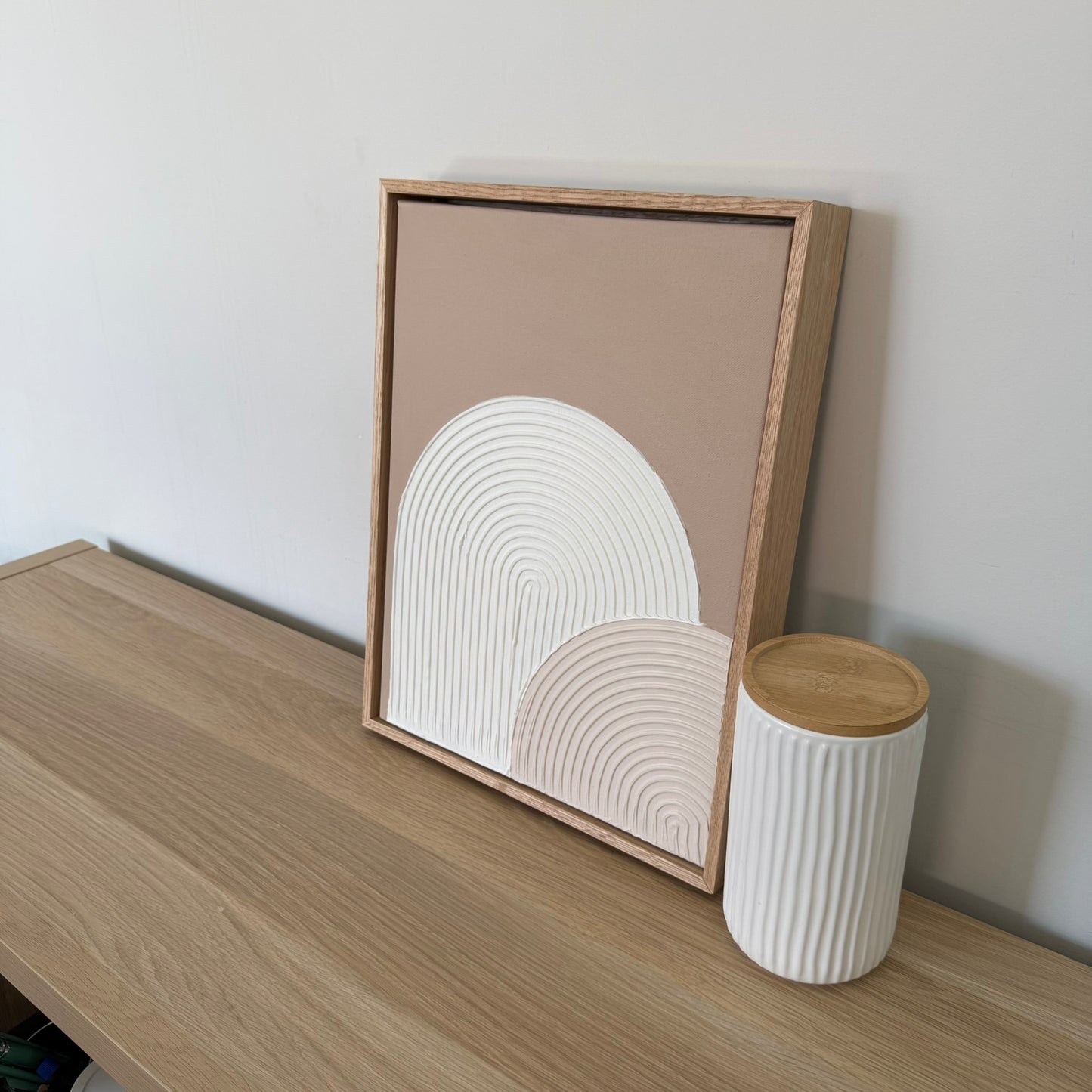 Handmade Neutral Arches | Minimal Textured Art Work