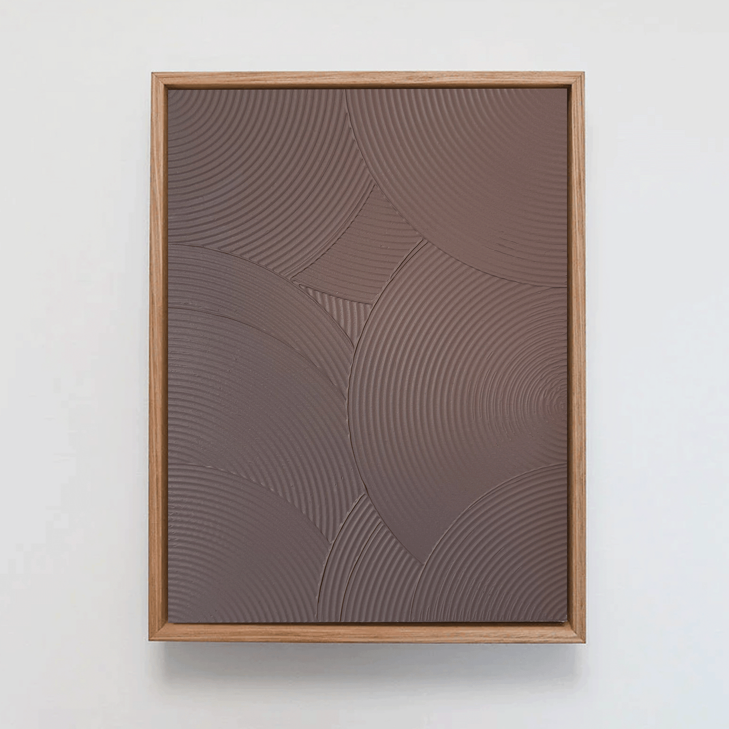 Textured Wall Art | Curves Series Mauve
