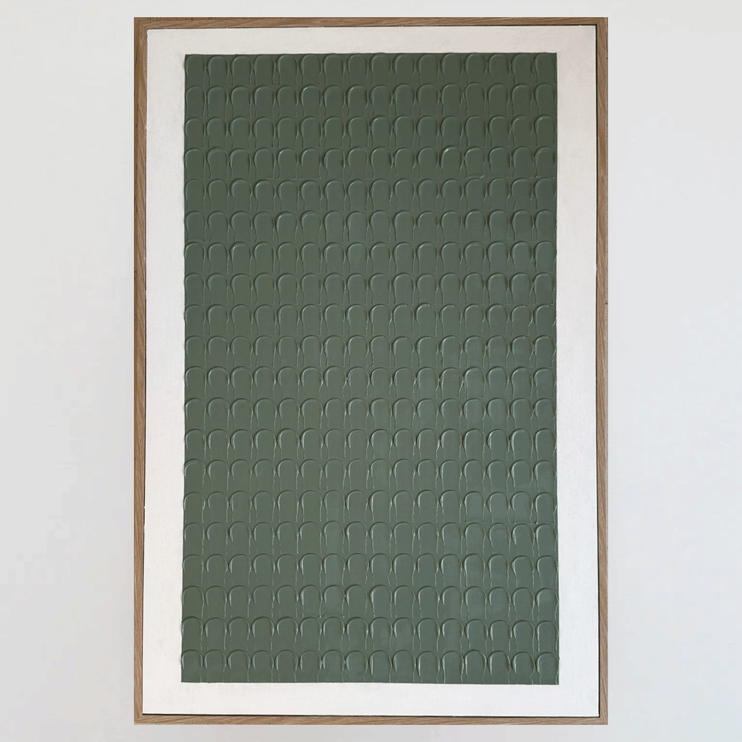 Textured Wall Art | Olive Droplets